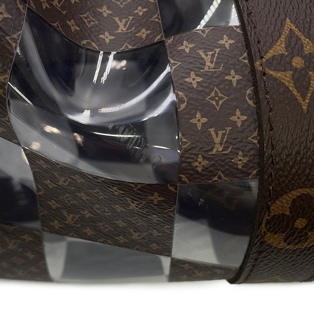 Louis Vuitton Brown Clear Pvc Boston Bag (Pre-Owned)