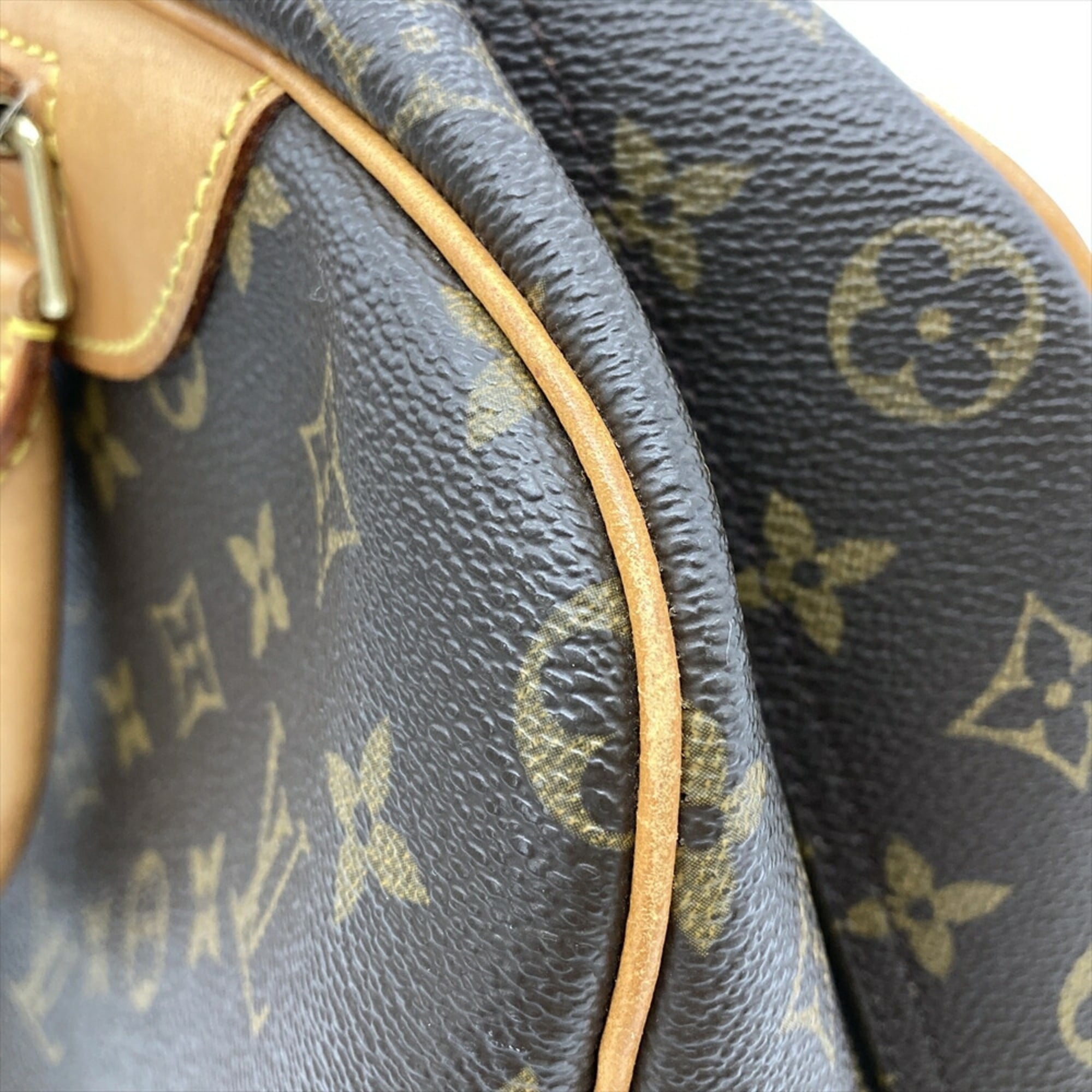 Louis Vuitton Brown Monogram Canvas Handbag (Pre-Owned)