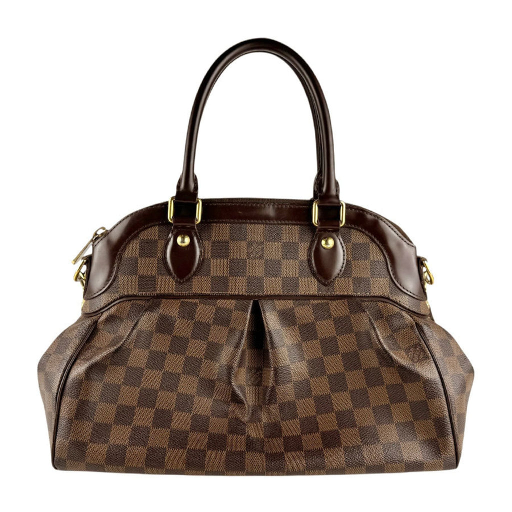 Louis Vuitton Brown Damier Canvas Handbag Shoulder Bag (Pre-Owned)