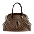 Louis Vuitton Brown Damier Canvas Handbag Shoulder Bag (Pre-Owned)