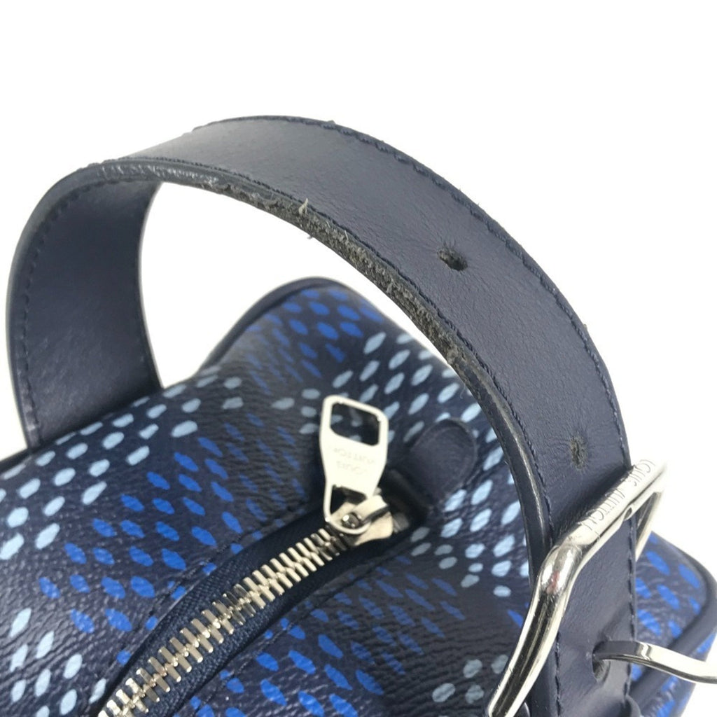 Louis Vuitton Blue Damier Canvas Clutch Bag (Pre-Owned)