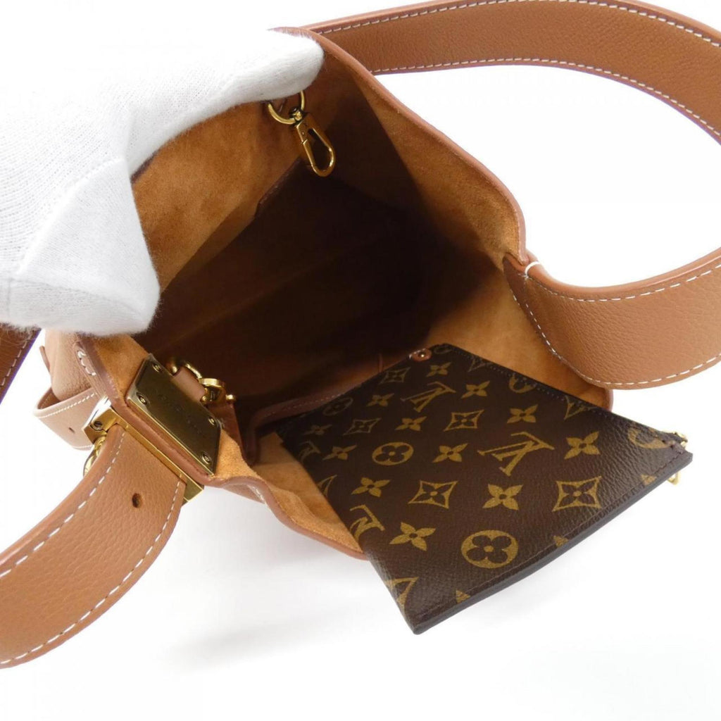 Louis Vuitton Cognac Leather Shoulder Bag (Pre-Owned)