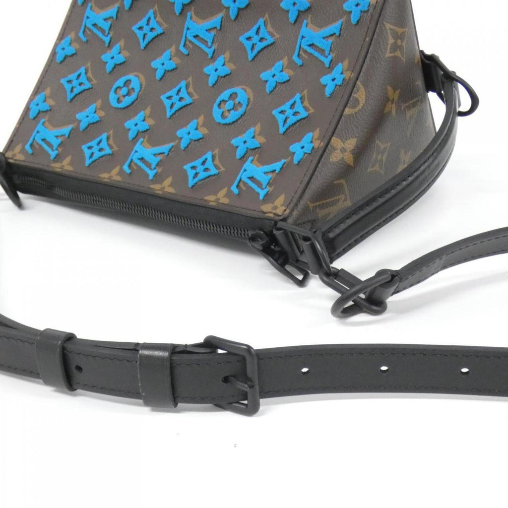 Louis Vuitton Marron Turquoise Coated Canvas Shoulder Bag (Pre-Owned)