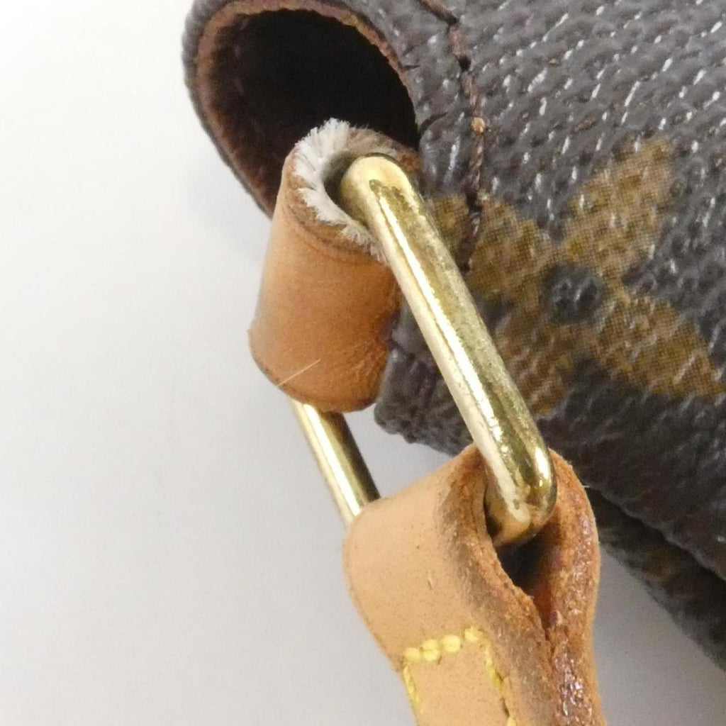 Louis Vuitton Marron Coated Canvas Shoulder Bag (Pre-Owned)