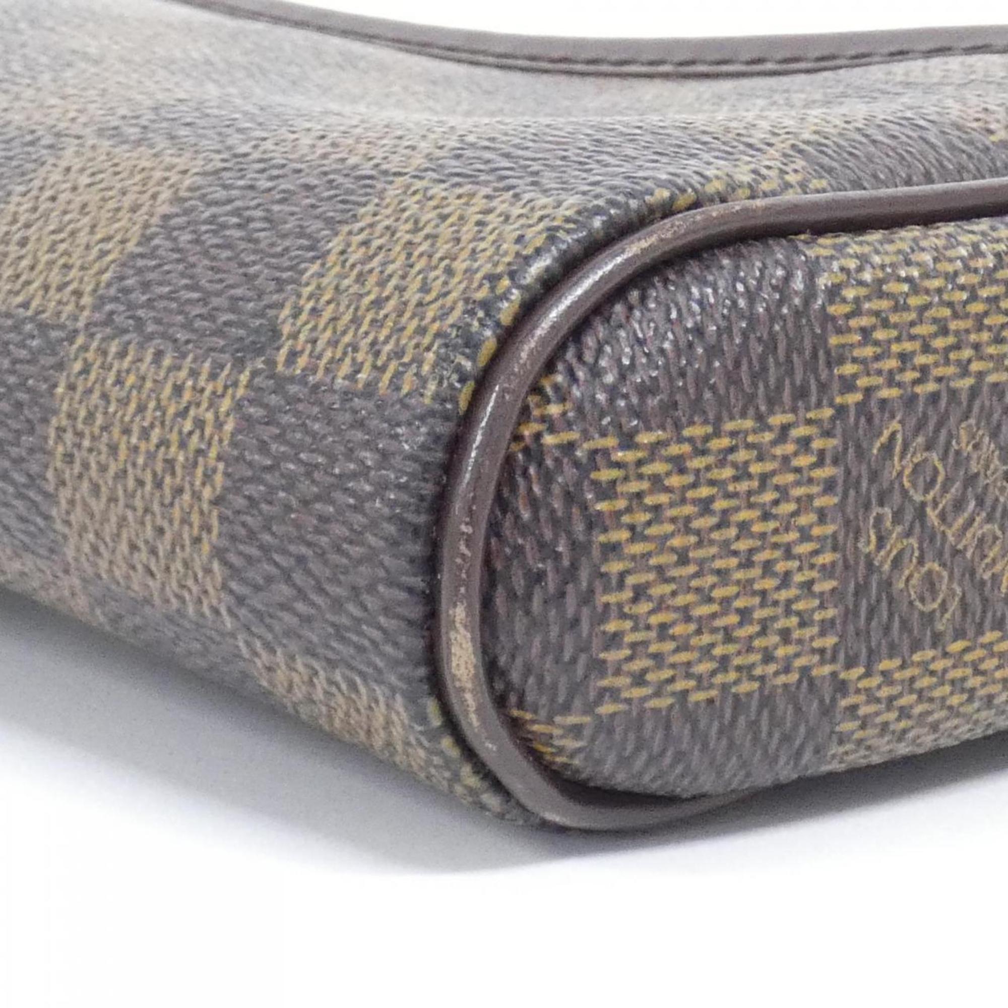 Louis Vuitton Brown Coated Canvas Pochette Shoulder Bag (Pre-Owned)