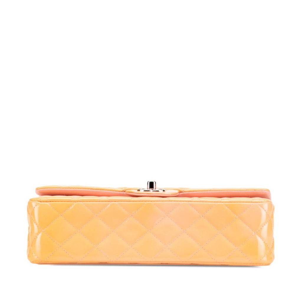 Classic Double Flap Bag Quilted Patent Medium