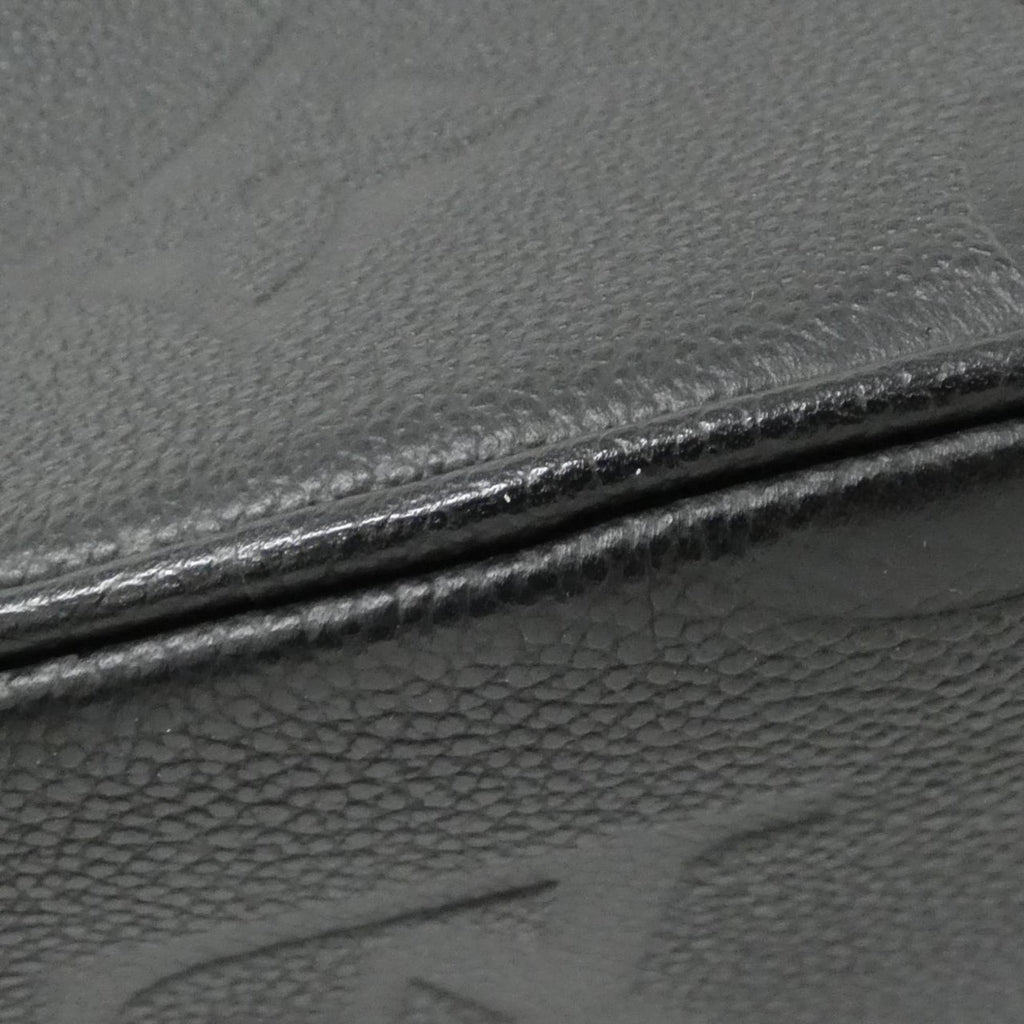Louis Vuitton Black Leather Handbag (Pre-Owned)
