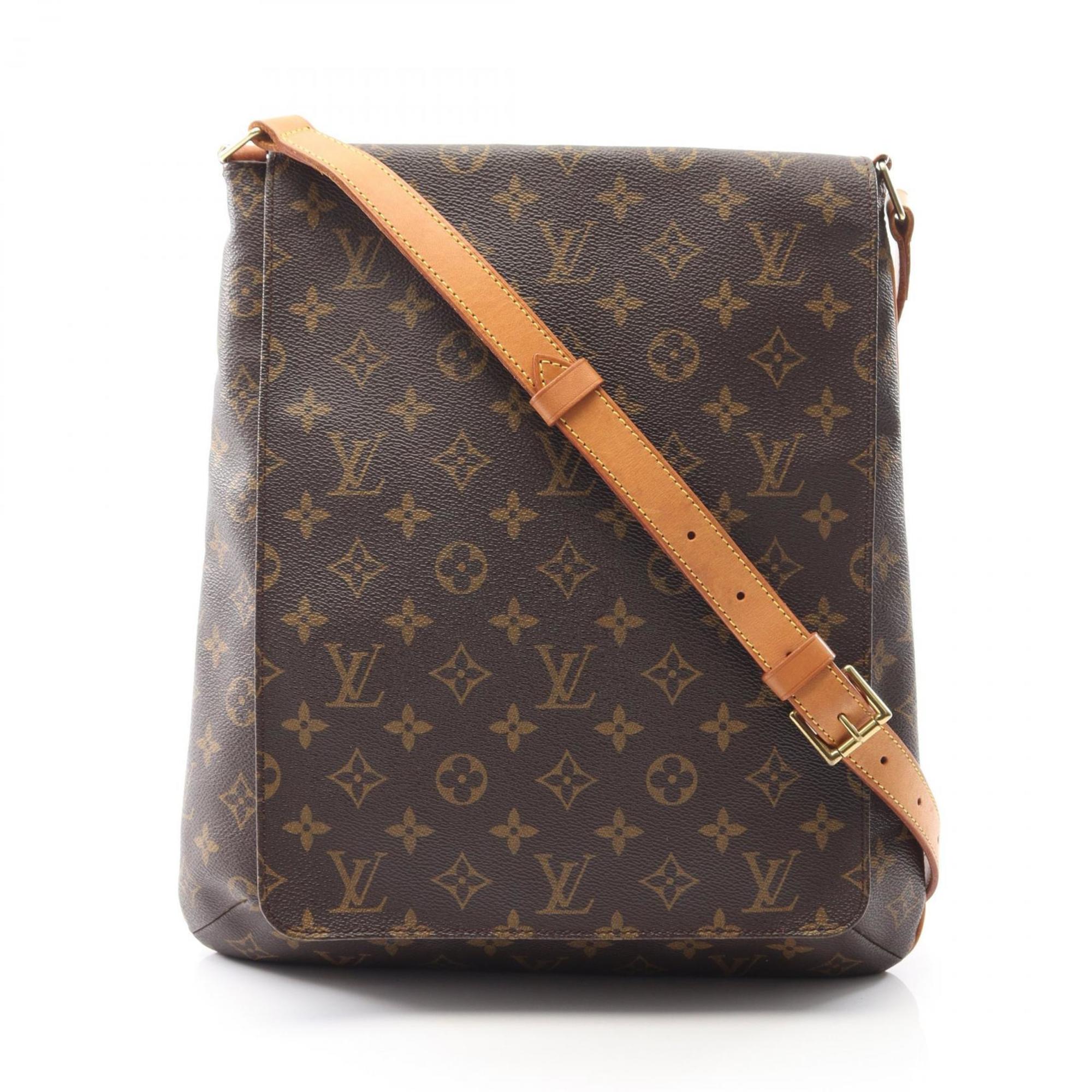 Louis Vuitton Brown Pvc Leather Shoulder Bag (Pre-Owned)