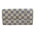 Louis Vuitton Damier Azur Damier Azur White Damier Azur Long Wallet (Bi-Fold) (Pre-Owned)