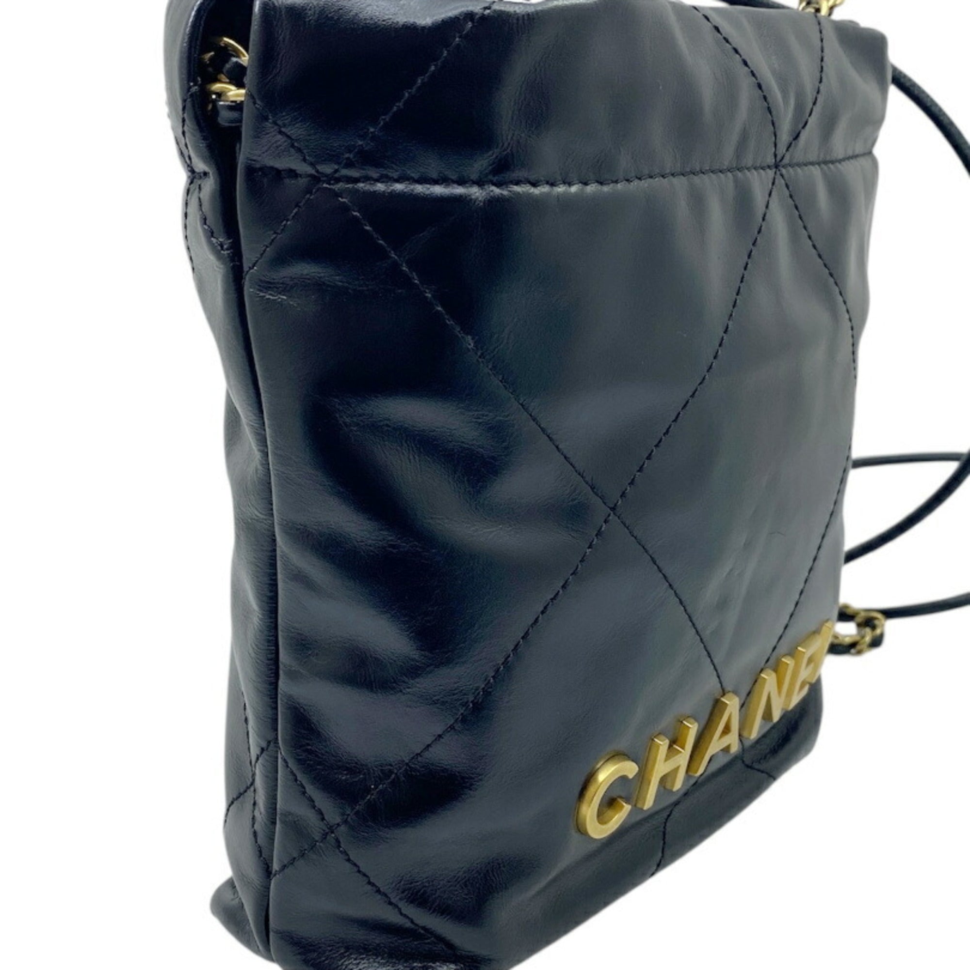 22 Chain Hobo Quilted Calfskin Mini