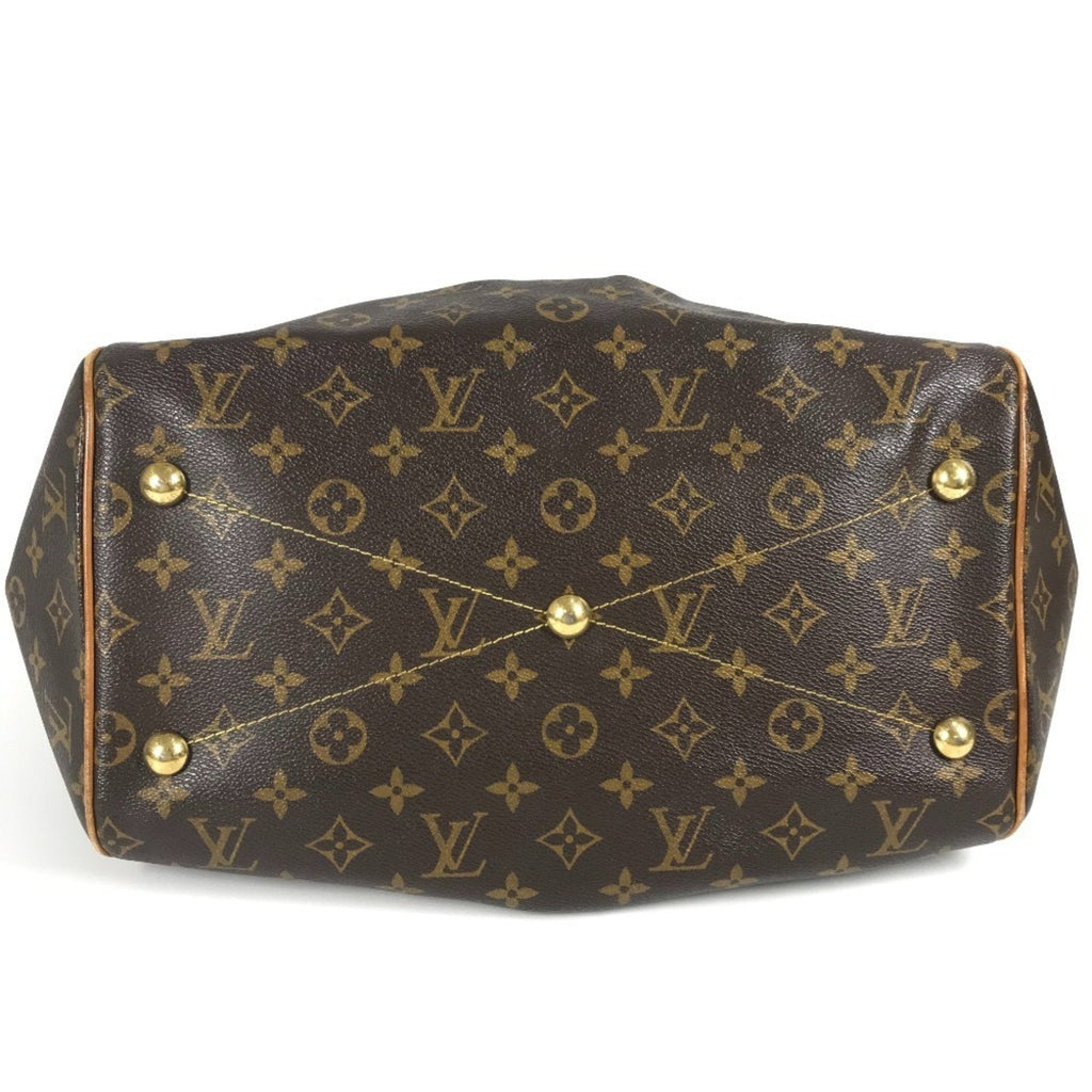 Louis Vuitton Brown Monogram Canvas Shoulder Bag Tote Bag (Pre-Owned)