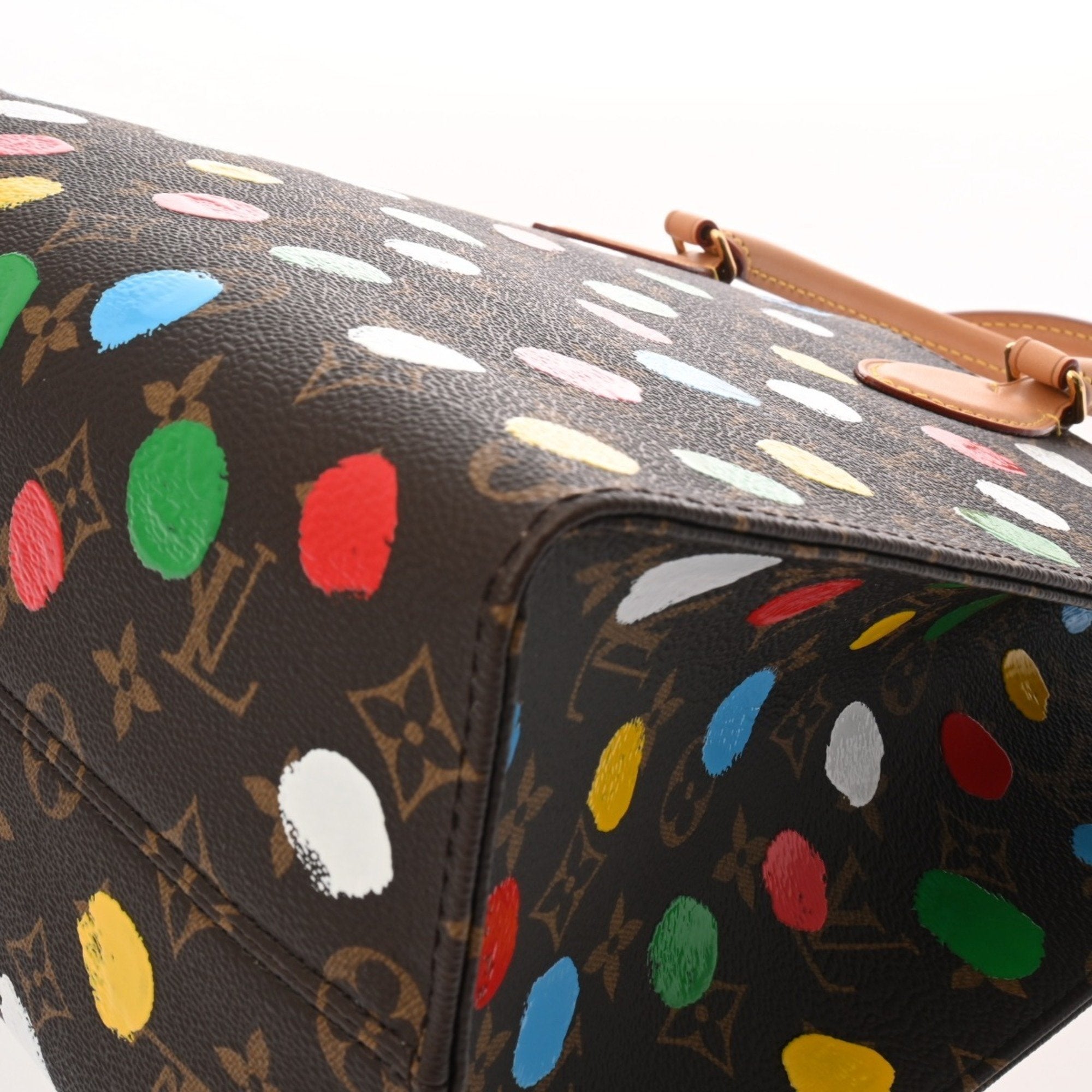 Louis Vuitton Brown Multi-Color Monogram Canvas Handbag (Pre-Owned)