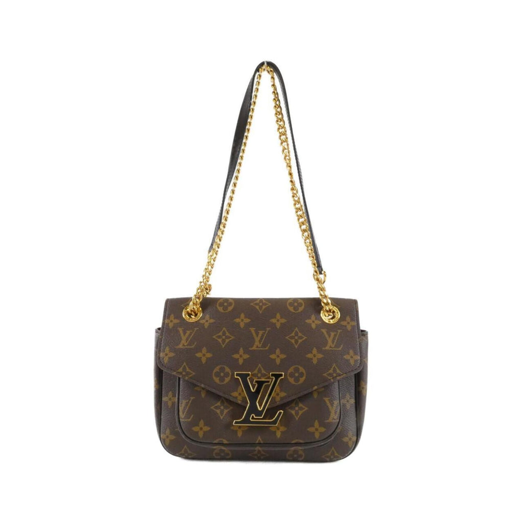 Louis Vuitton Brown Coated Canvas Shoulder Bag (Pre-Owned)