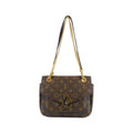 Louis Vuitton Brown Coated Canvas Shoulder Bag (Pre-Owned)