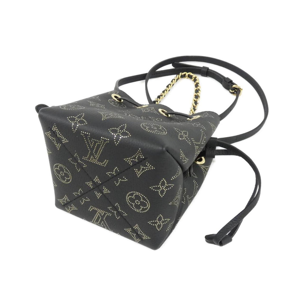 Louis Vuitton Black Leather Shoulder Bag (Pre-Owned)