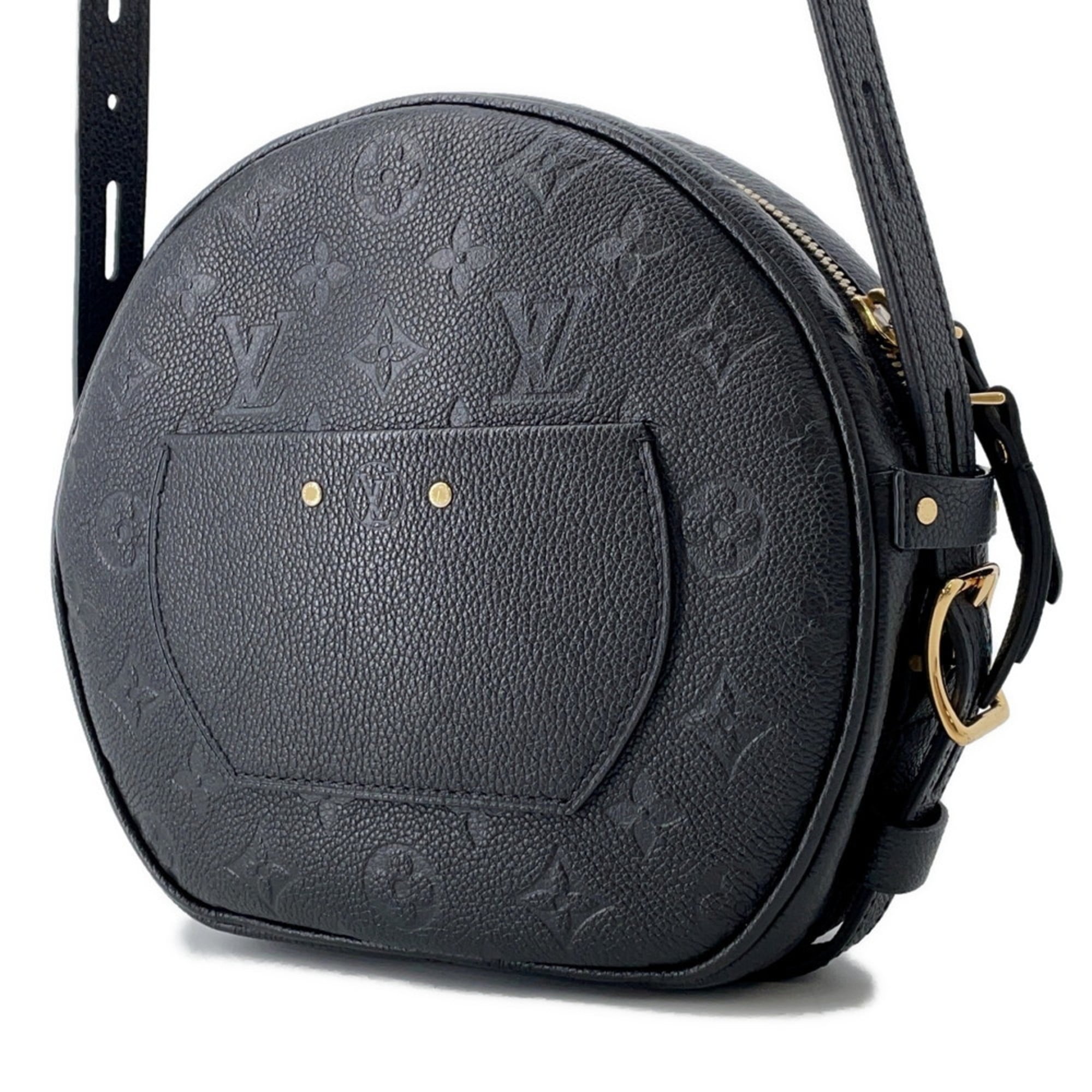 Louis Vuitton Monogram Empreinte Black Noir Monogram Empreinte Shoulder Bag (Pre-Owned)