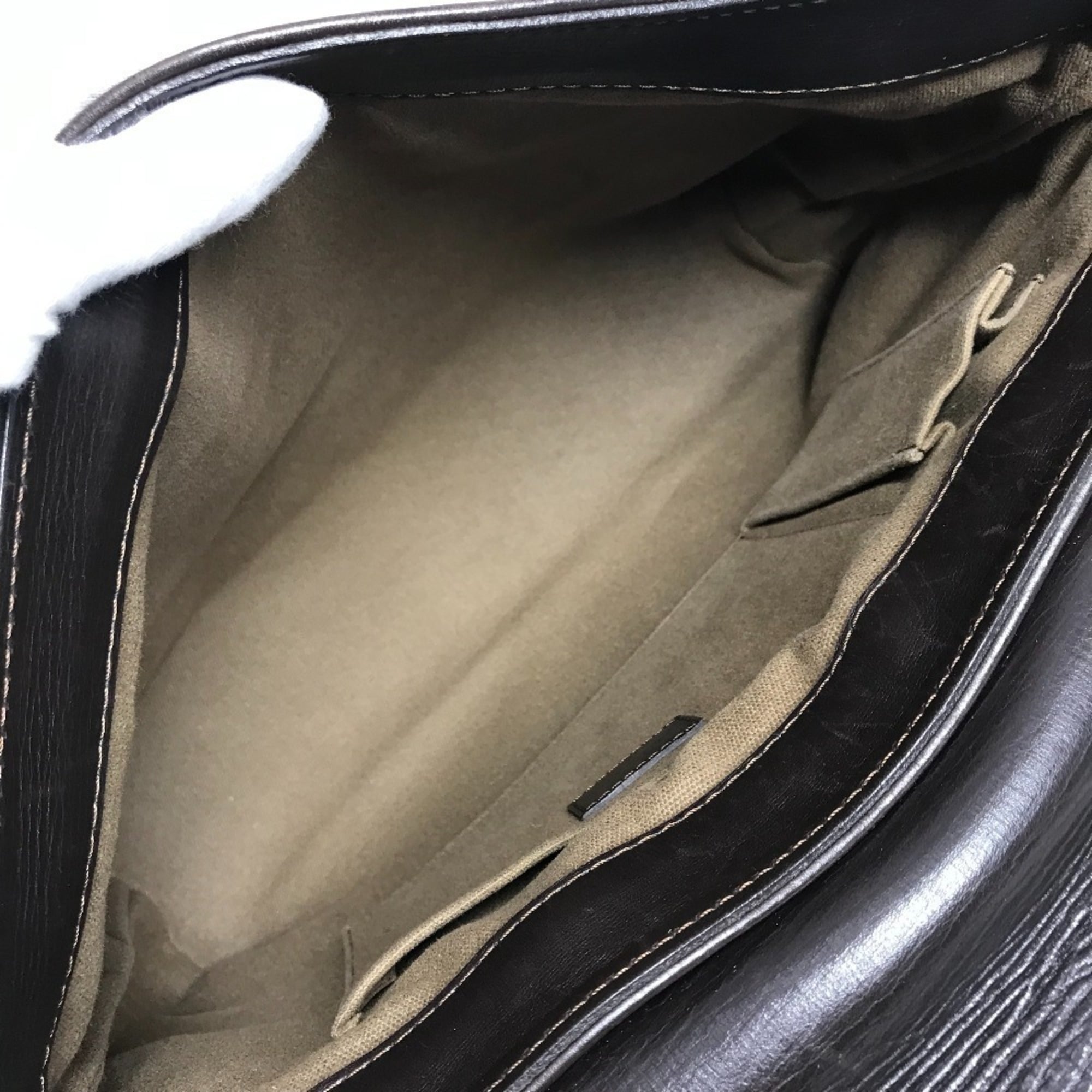 Louis Vuitton Brown Coffee Utah Leather Messenger Bag Shoulder Bag (Pre-Owned)