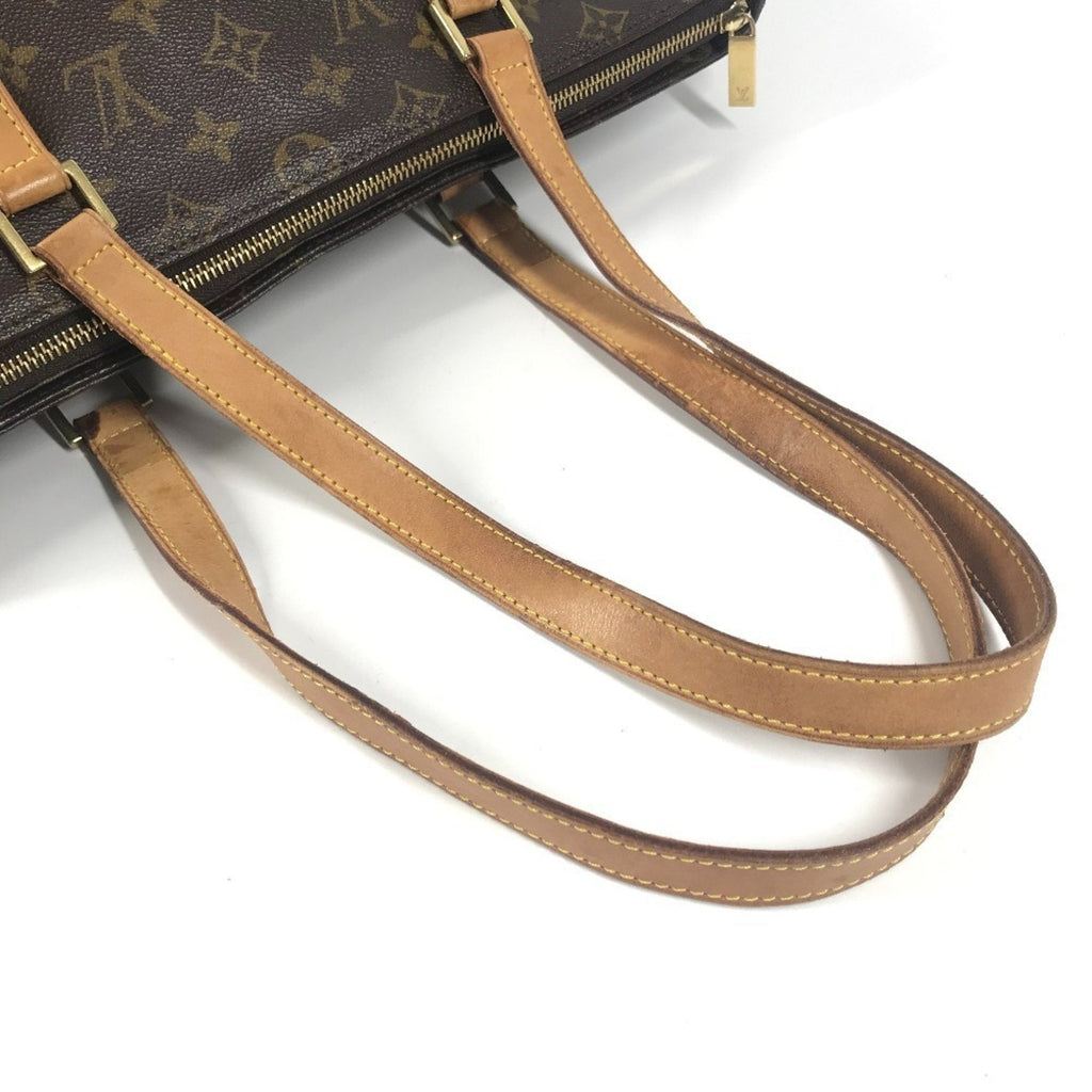 Louis Vuitton Brown Monogram Canvas Shoulder Bag Tote Bag (Pre-Owned)