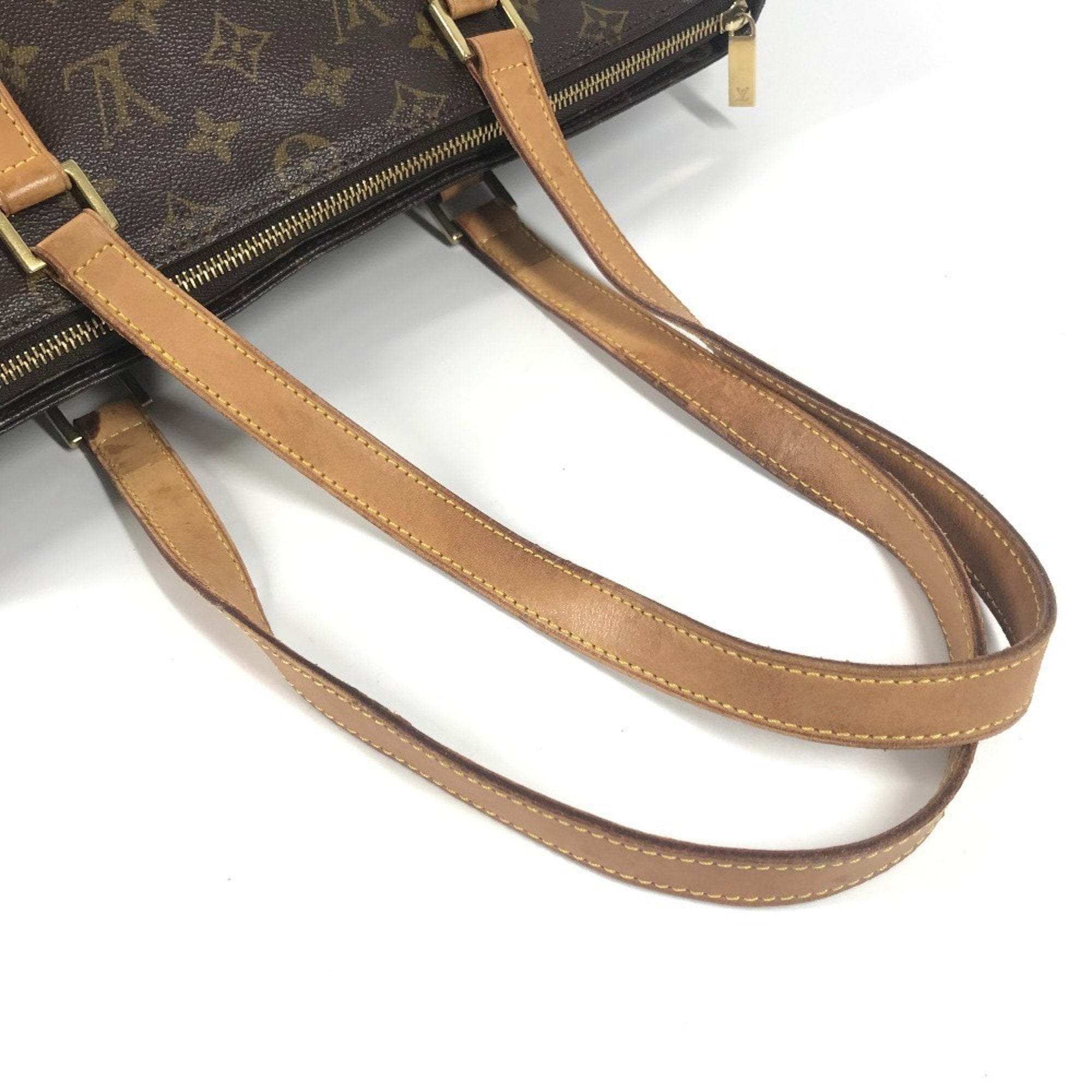 Louis Vuitton Brown Monogram Canvas Shoulder Bag Tote Bag (Pre-Owned)