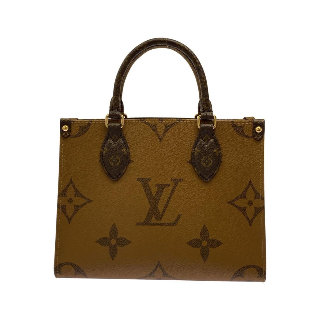 Louis Vuitton Marron Coated Canvas Handbag Pouch (Pre-Owned)