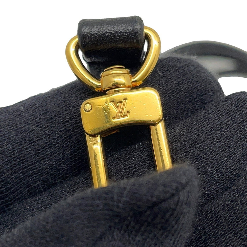 Louis Vuitton Noir Monogram Pochette Shoulder Bag (Pre-Owned)