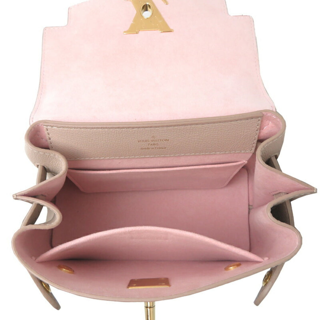Louis Vuitton Galle Grayish Leather Handbag (Pre-Owned)