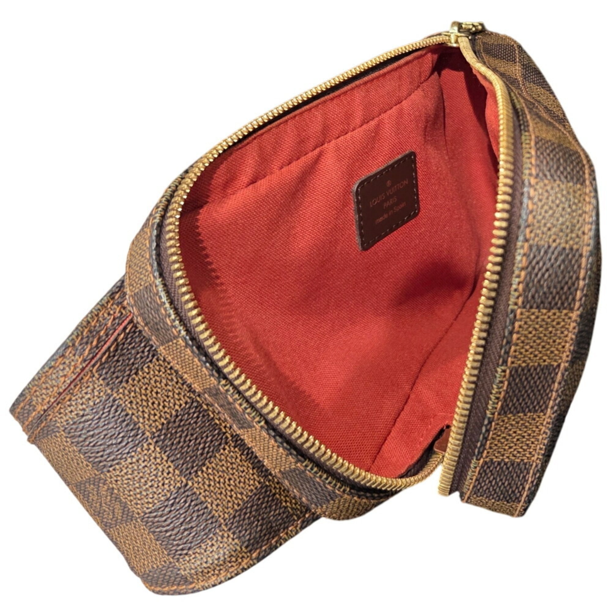 Louis Vuitton Brown Damier Canvas Shoulder Bag Sling Bag (Pre-Owned)
