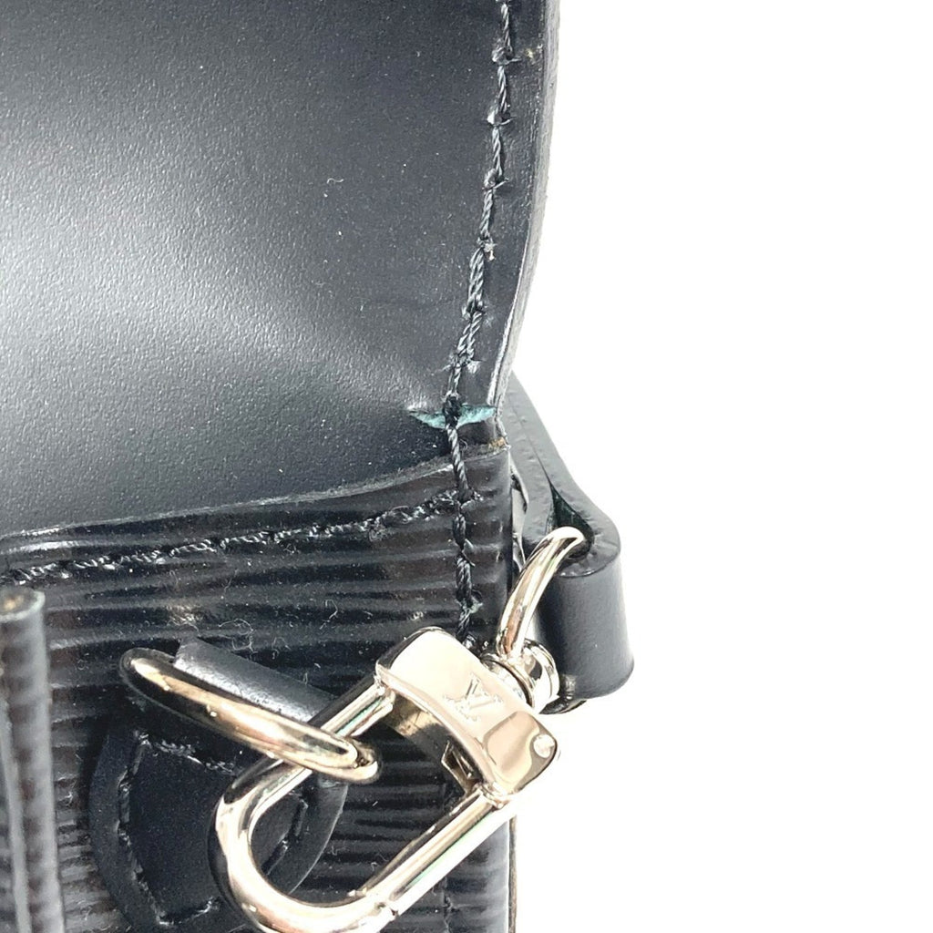 Louis Vuitton Epi Black Noir Epi Leather Clutch Bag Pochette Shoulder Bag (Pre-Owned)