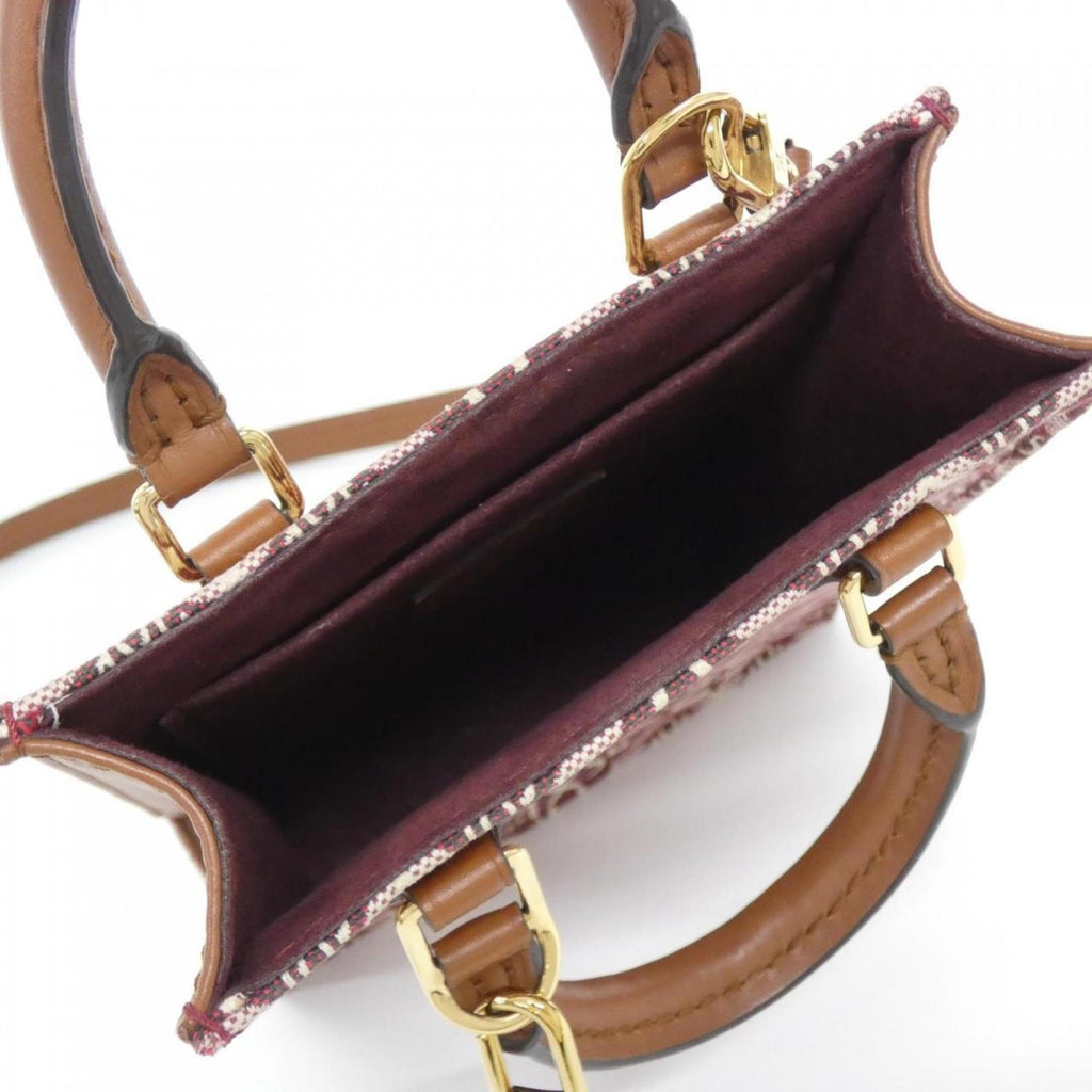 Louis Vuitton Bordeaux Jacquard Handbag (Pre-Owned)