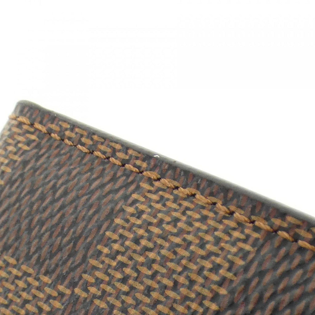 Louis Vuitton Ebene Rose Ballerine Coated Canvas Wallet (Tri-Fold) (Pre-Owned)
