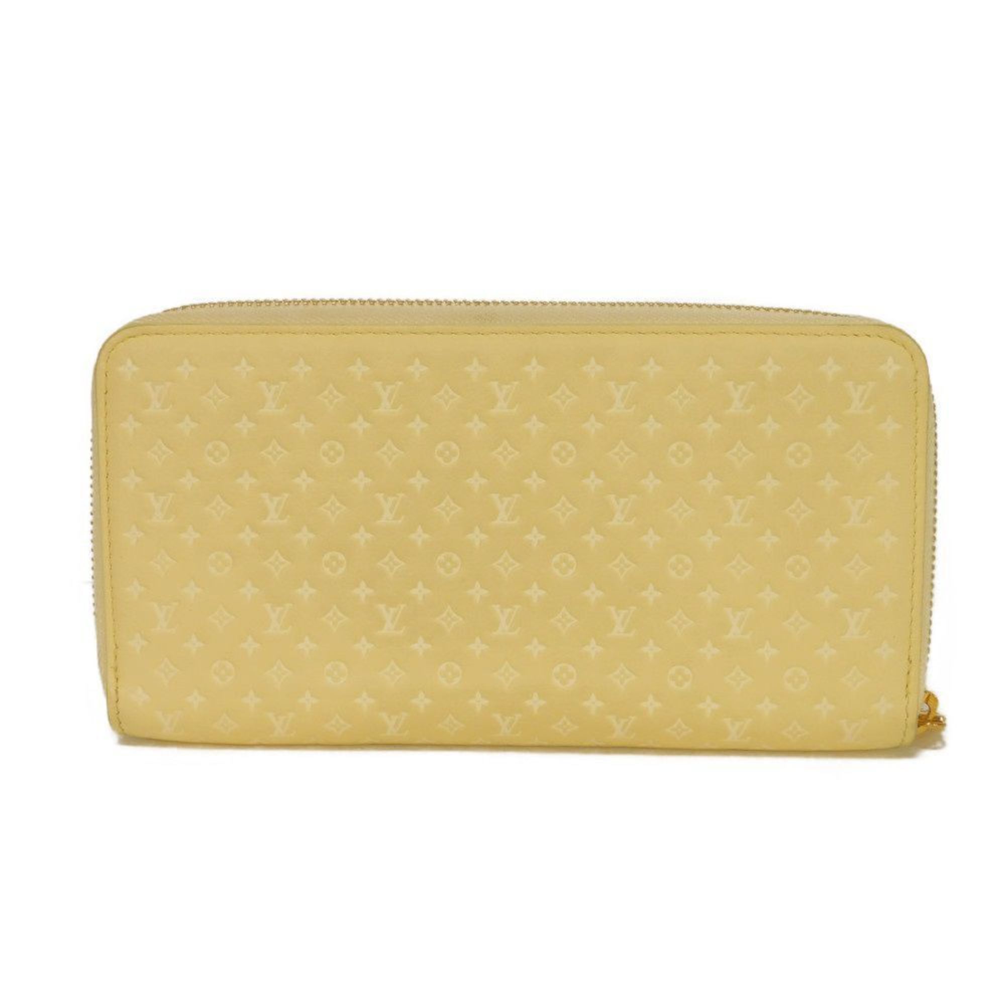 Louis Vuitton Monogram Jaune Yellow Leather Coin Purse/Coin Case (Pre-Owned)