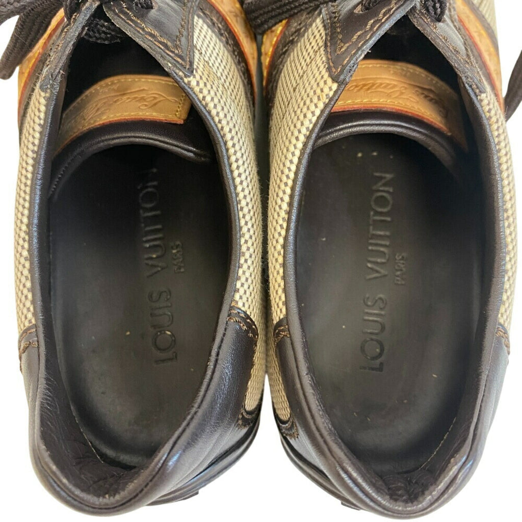 Louis Vuitton Beige Brown Sneakers (Pre-Owned)