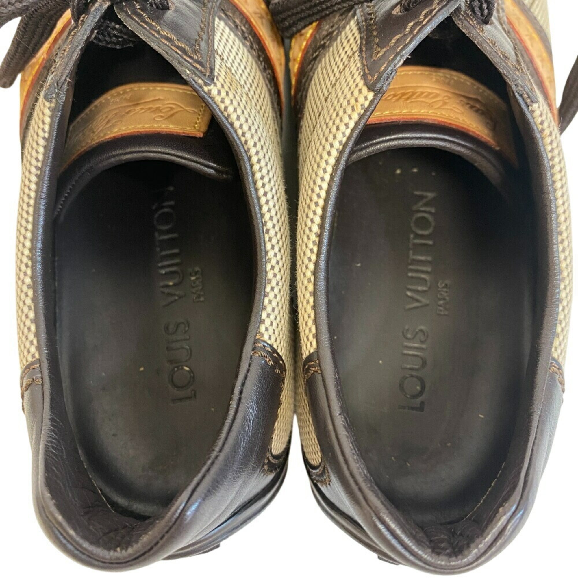 Louis Vuitton Beige Brown Sneakers (Pre-Owned)