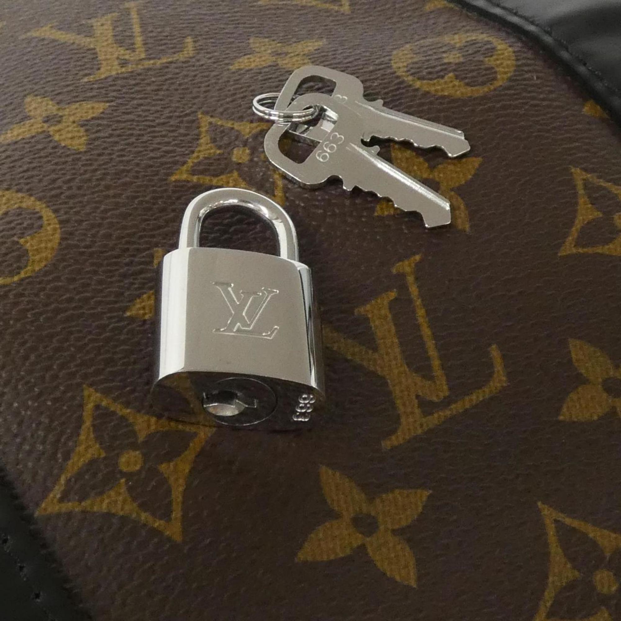 Louis Vuitton Marron Coated Canvas Boston Bag (Pre-Owned)