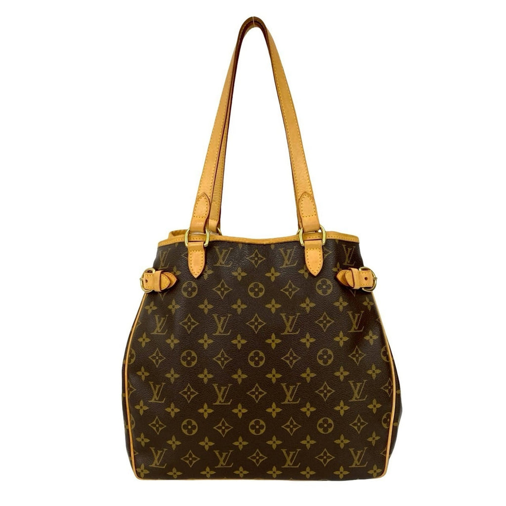 Louis Vuitton Brown Leather Pvc Shoulder Bag Tote Bag (Pre-Owned)