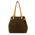 Louis Vuitton Brown Leather Pvc Shoulder Bag Tote Bag (Pre-Owned)
