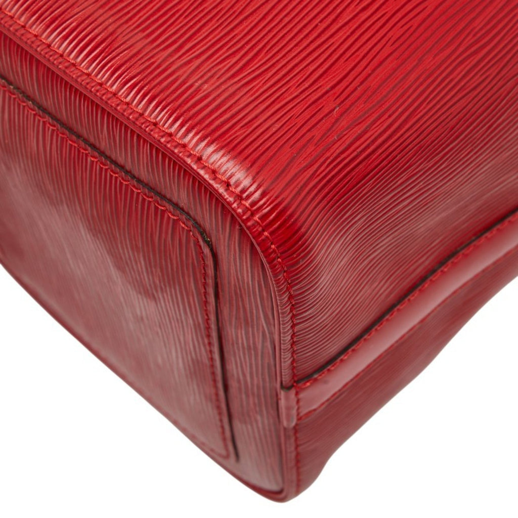 Louis Vuitton Castilian Red Leather Boston Bag Handbag (Pre-Owned)