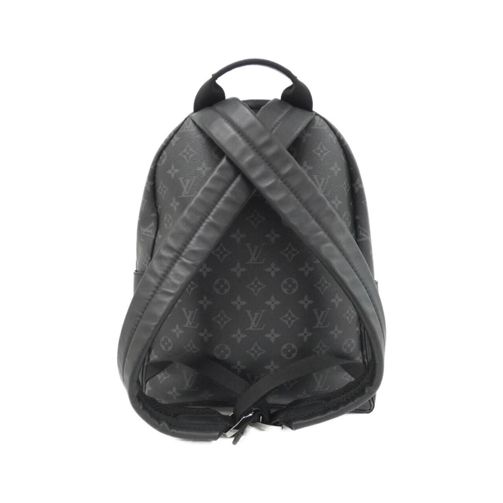 Louis Vuitton Black Coated Canvas Backpack (Pre-Owned)