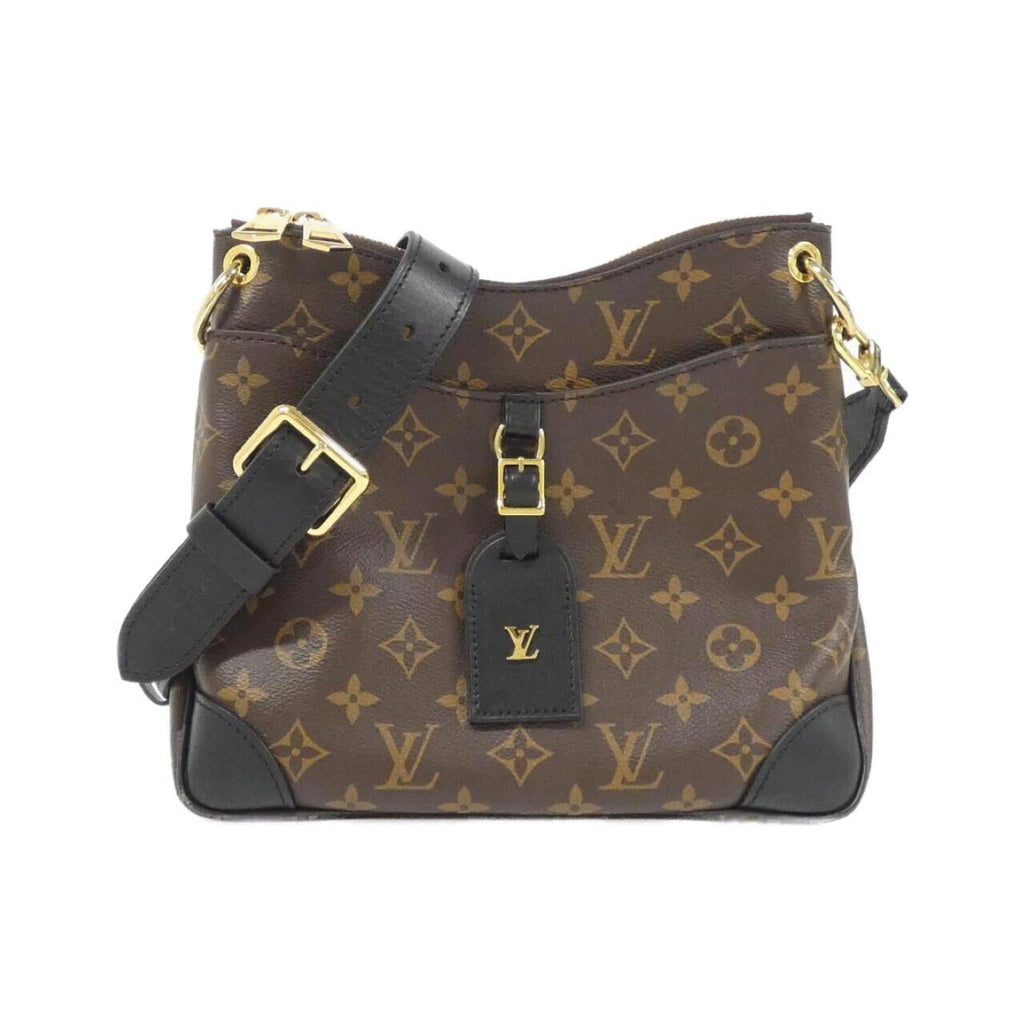 Louis Vuitton Black Marron Coated Canvas Shoulder Bag (Pre-Owned)