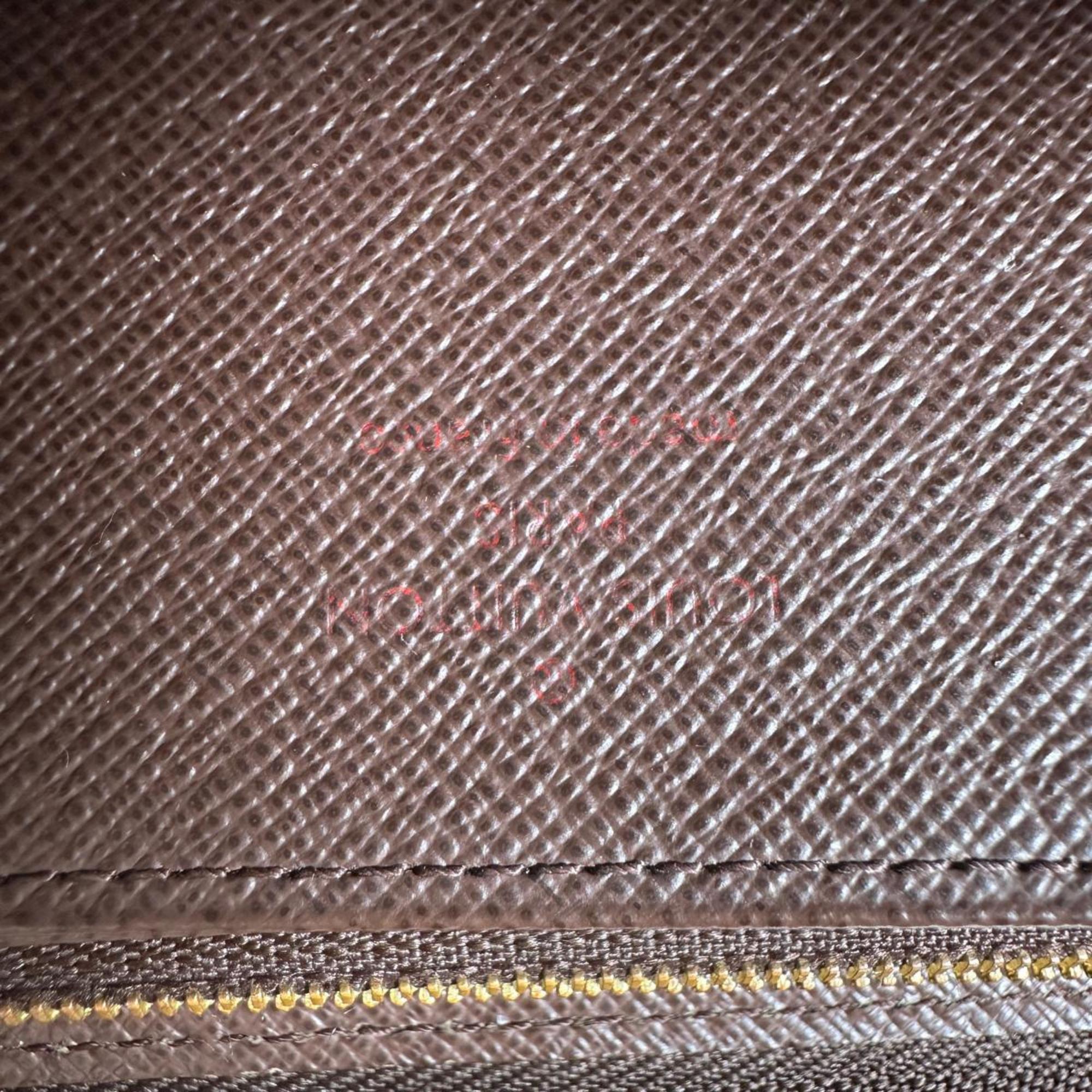 Louis Vuitton Brown Damier Canvas Damier Canvas Long Wallet (Bi-Fold) (Pre-Owned)