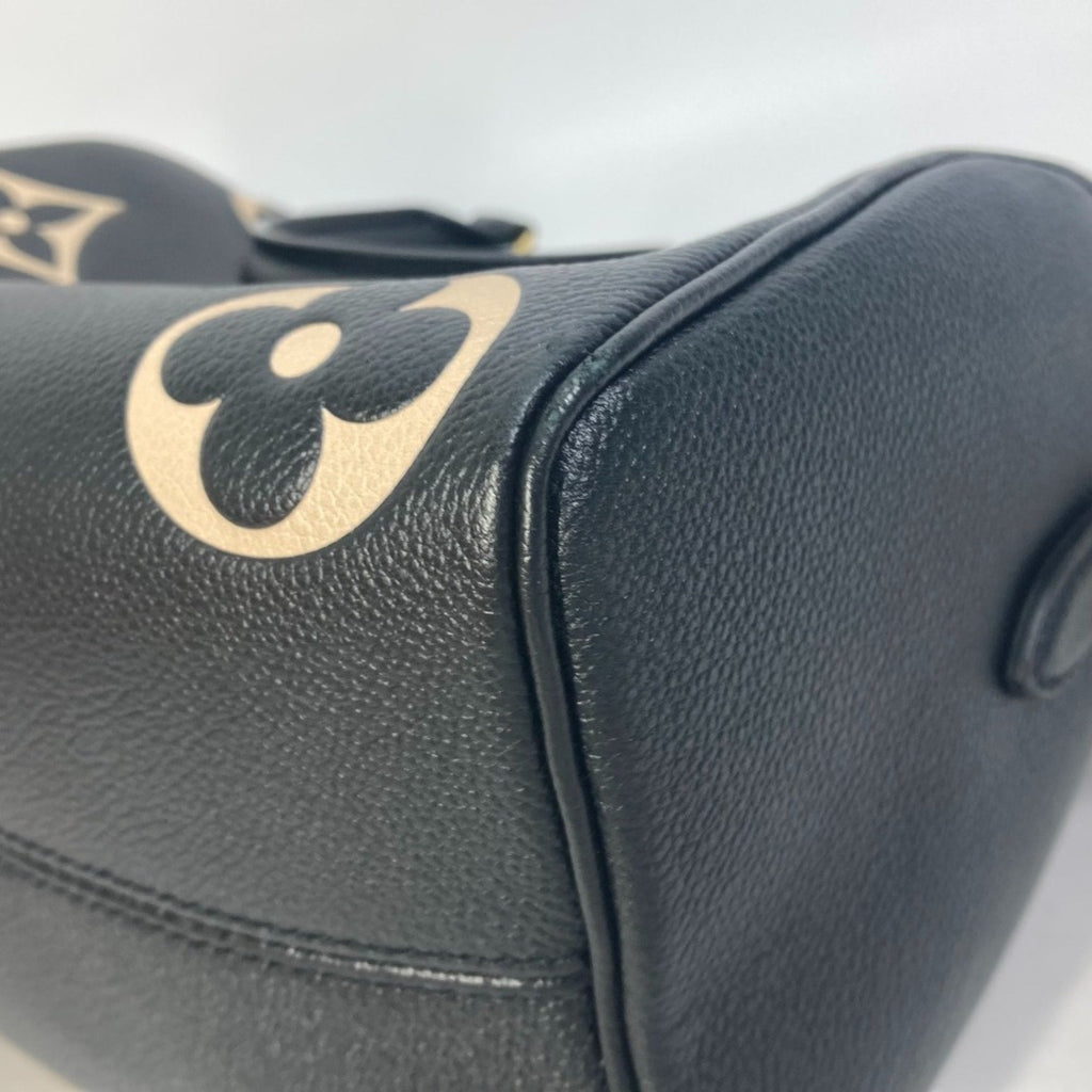 Louis Vuitton Black Monogram Empreinte Boston Bag Handbag Shoulder Bag (Pre-Owned)