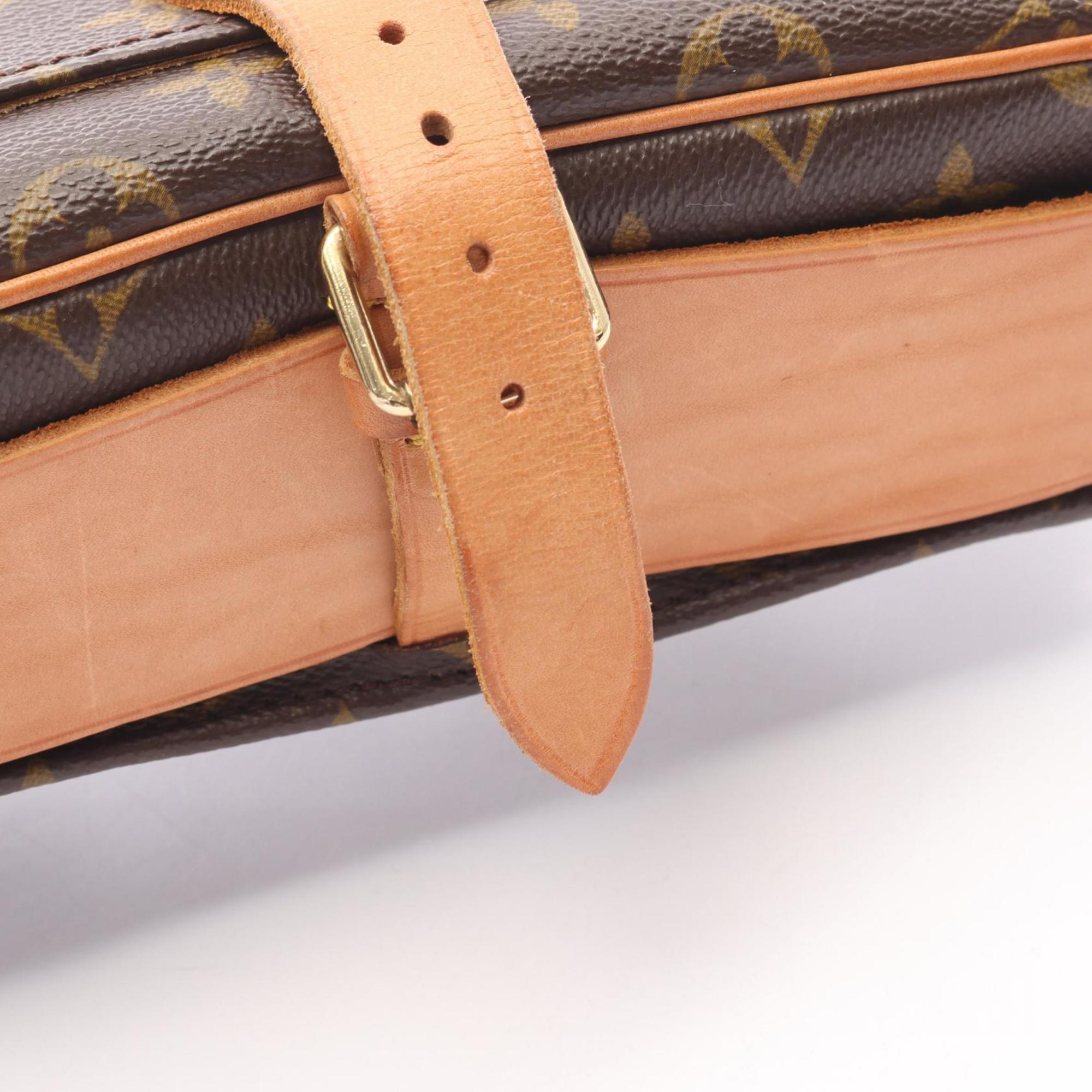 Louis Vuitton Brown Monogram Leather Shoulder Bag (Pre-Owned)