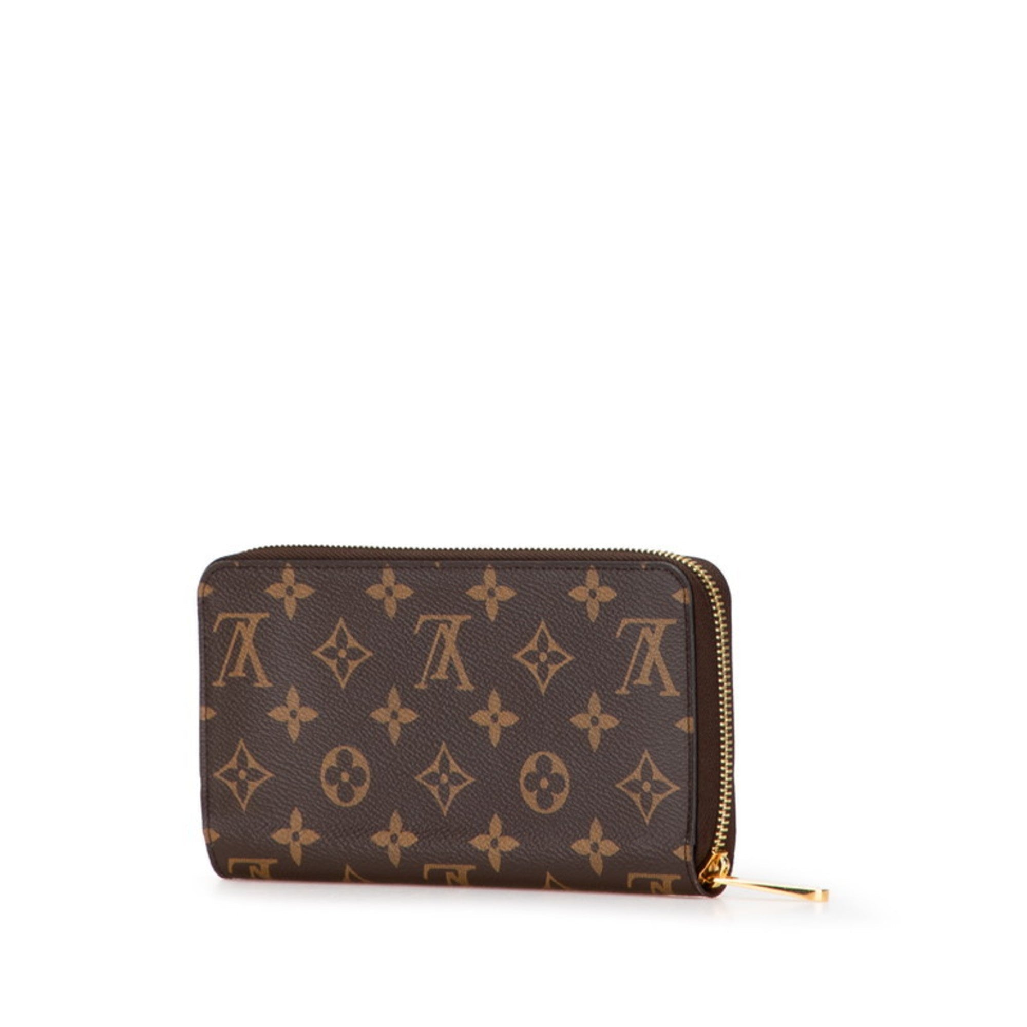 Louis Vuitton Monogram Brown Pvc Long Wallet (Bi-Fold) (Pre-Owned)