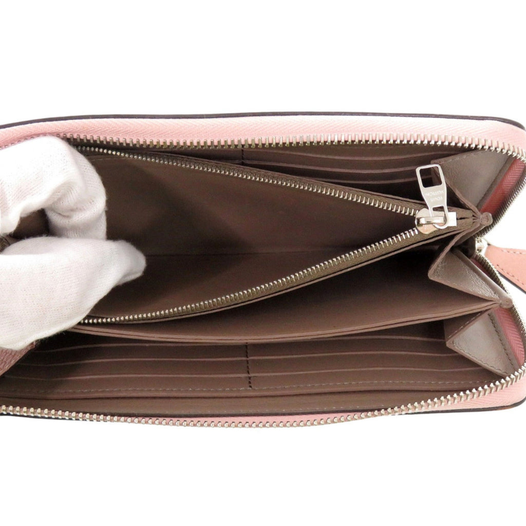 Louis Vuitton Magnolia Pink Leather Long Wallet (Bi-Fold) (Pre-Owned)