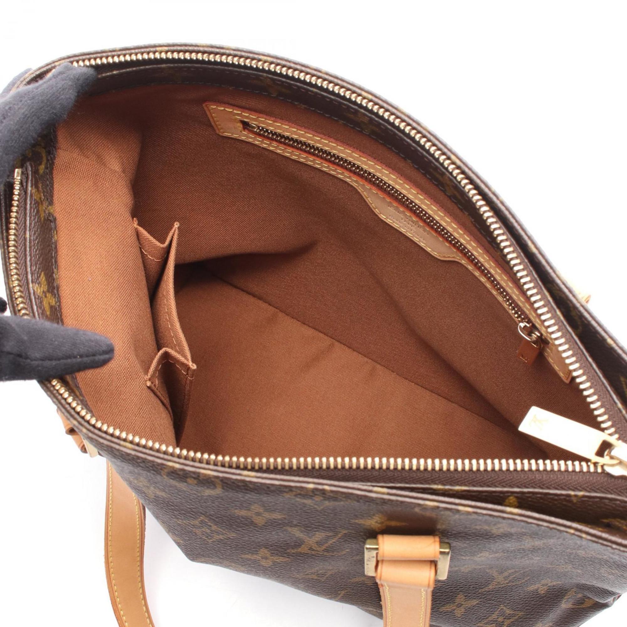 Louis Vuitton Brown Coated Canvas Pvc Monogram Leather Shoulder Bag (Pre-Owned)