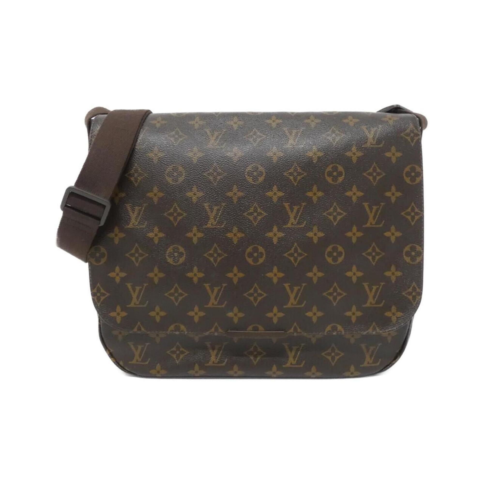 Louis Vuitton Marron Coated Canvas Shoulder Bag (Pre-Owned)