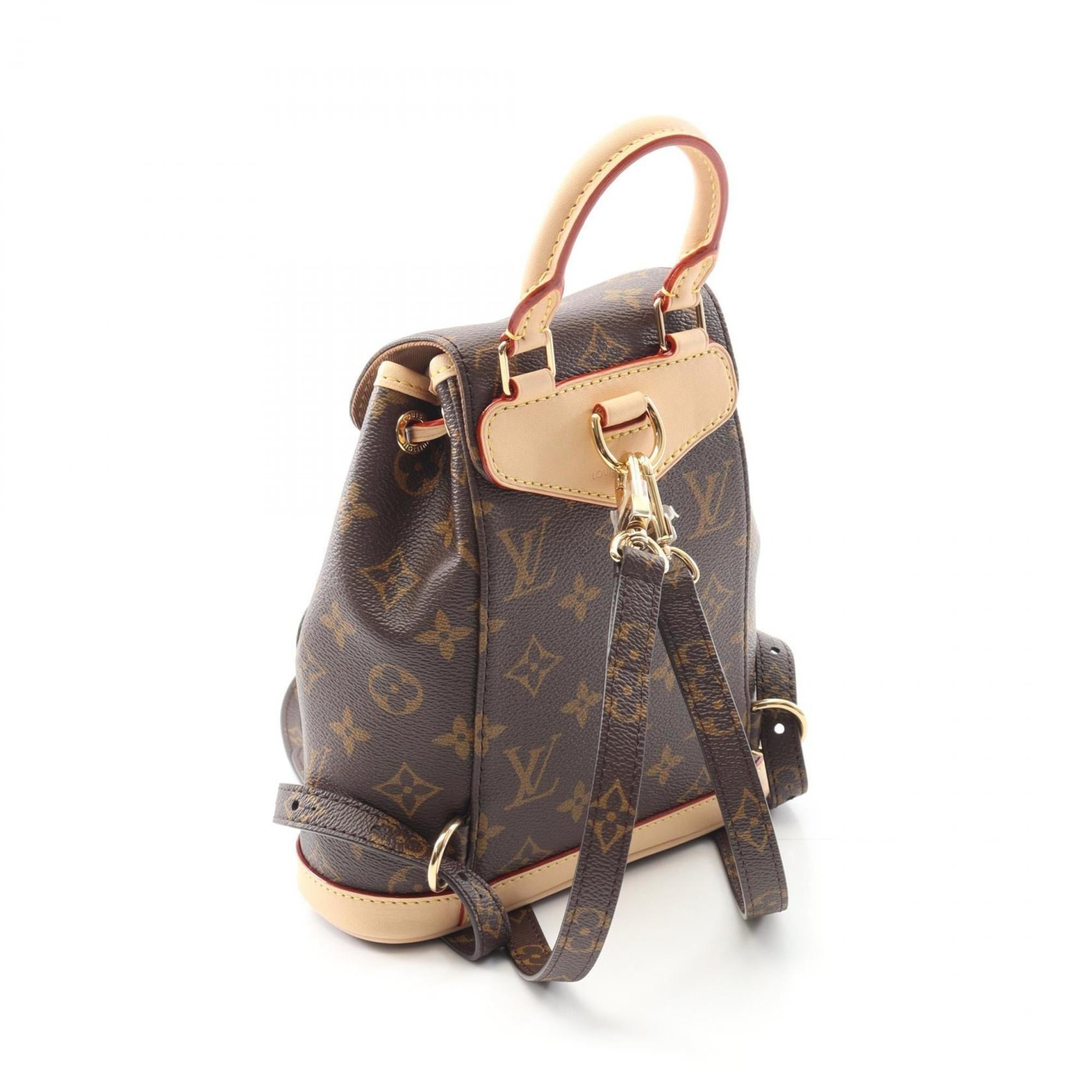 Louis Vuitton Brown Monogram Coated Canvas Backpack (Pre-Owned)