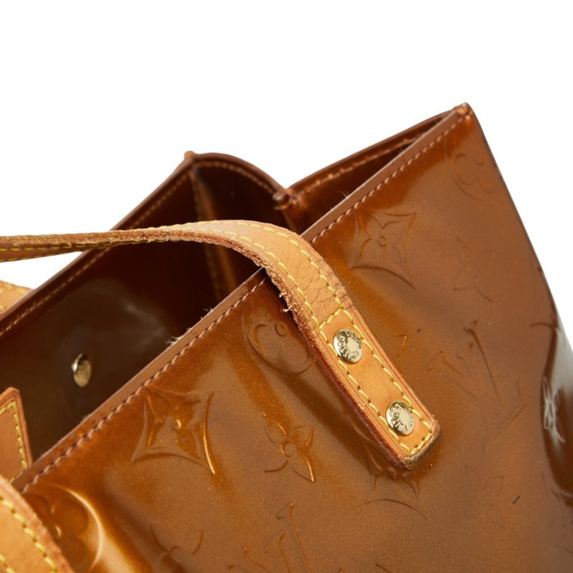 Louis Vuitton Bronze Brown Monogram Patent Leather Tote Bag (Pre-Owned)