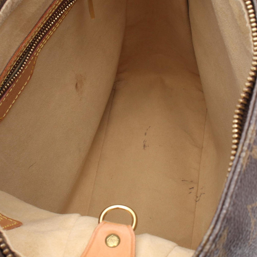 Louis Vuitton Monogram Brown Coated Canvas Leather Shoulder Bag (Pre-Owned)