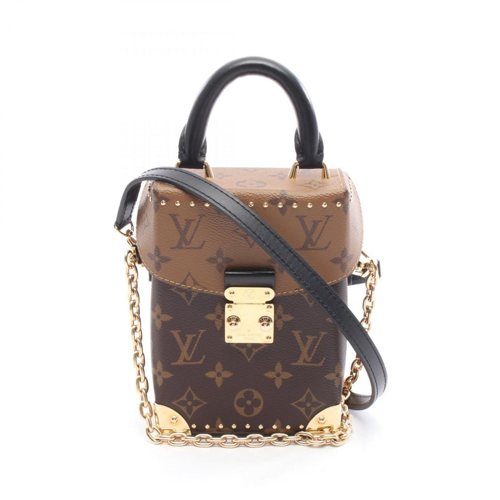 Louis Vuitton Brown Coated Canvas Leather Handbag (Pre-Owned)